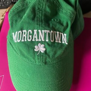 Green Morgantown Cap with Shamrock